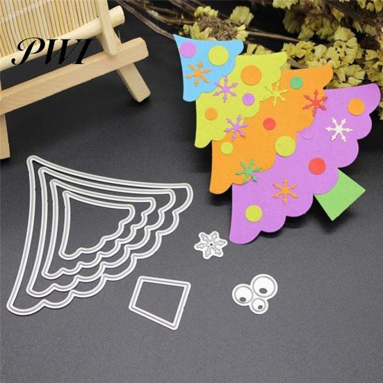 Weihnachtsbaum-Stanzschablone, Papier, DIY-Handwerk, Scrapbooking, Zubehör