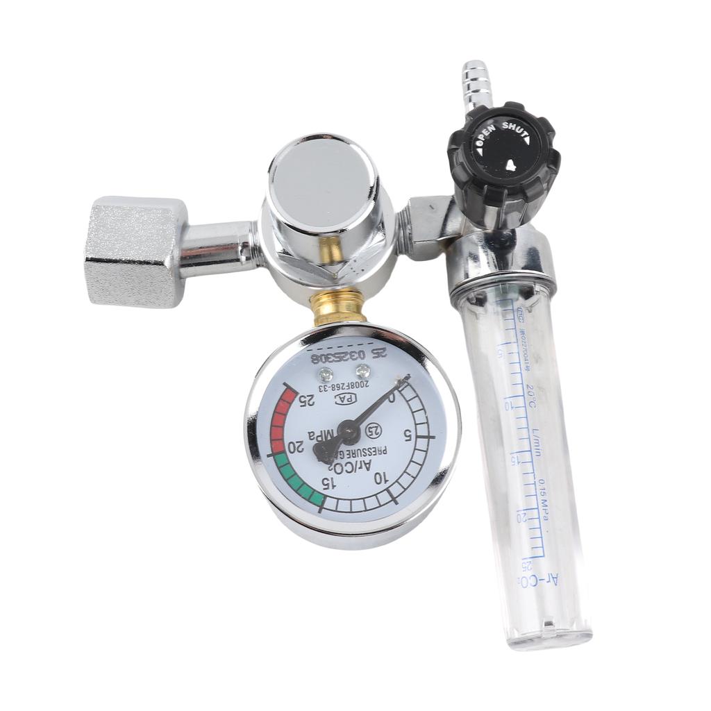 Meter 0-25Mpa Argon Regulator CO2 Mig Tig -Meter Gas-Regulators Flowmeter Welding Weld Gauge Pressure Reducer Flowmeter