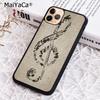 Musical Notes Violin Classical Phone Case For iPhone 17 Air 16 15 14 Plus 12 13 Pro Max Shell Cover Coque
