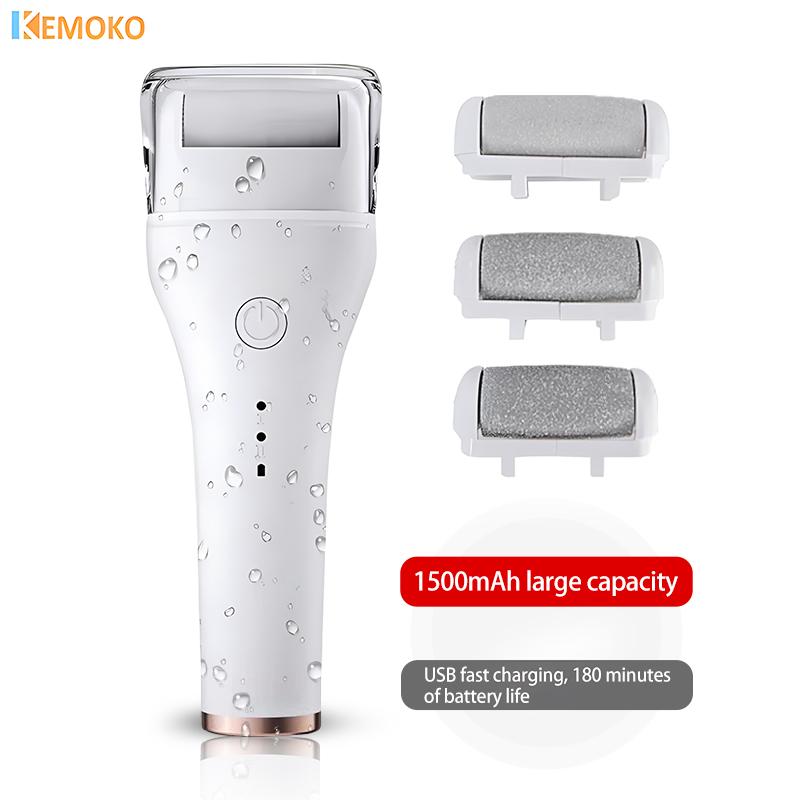 

Электрическая пилка для педикюра IPX6-Водонепроницаемое устройство для красоты ног Педикюрная машинка Перезаряжаемая Удаляет омертвевшую кожу и мозоли тела