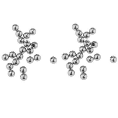 40 sztuk kulka do piercingu ze stali nierdzewnej 1,2 x 3 mm