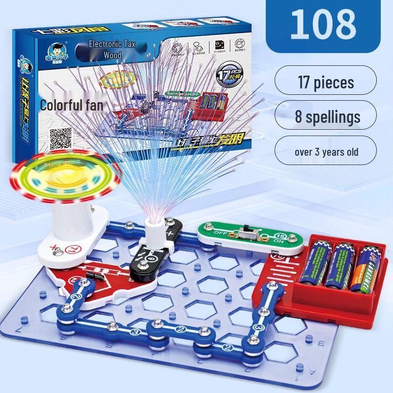 Kid's Electronic Circuit Building Blocks for Science Experiments