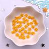 100Pcs 7mm Resin 3D Colorful Mini Osmanthus Flower Gems Flat back Stone Scrapbook Jewelry Wedding Applique Nail Art Decor Crafts