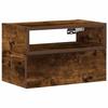 VidaXL Table de chevet murale chêne fumé 45x26x28,5 cm, armoire de chevet flottante, armoire de chevet suspendue, unité de 858604