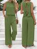 Women's Sleeveless Vest and Long Pants Set - 2026 Summer Fashion Arrival