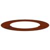 Tree Ring Suitable for Flat Trunk Brown Ø50   80 Cm Weather Resistant Steel
