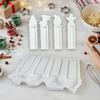 Money Holder Silicone Mold 4-Cavity Christmas Ornament Moulds Creative Cash Holder Mold For Holiday Gathering Home Classroom