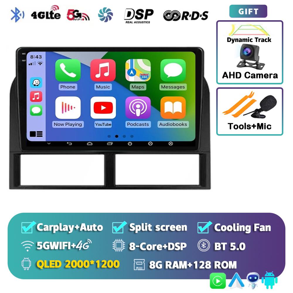 Android 14 Carplay For Jeep Grand Cherokee II WJ 1998-2004 Car Radio Navigation GPS Video Multimedia Player Autoradio Wifi+4G BT