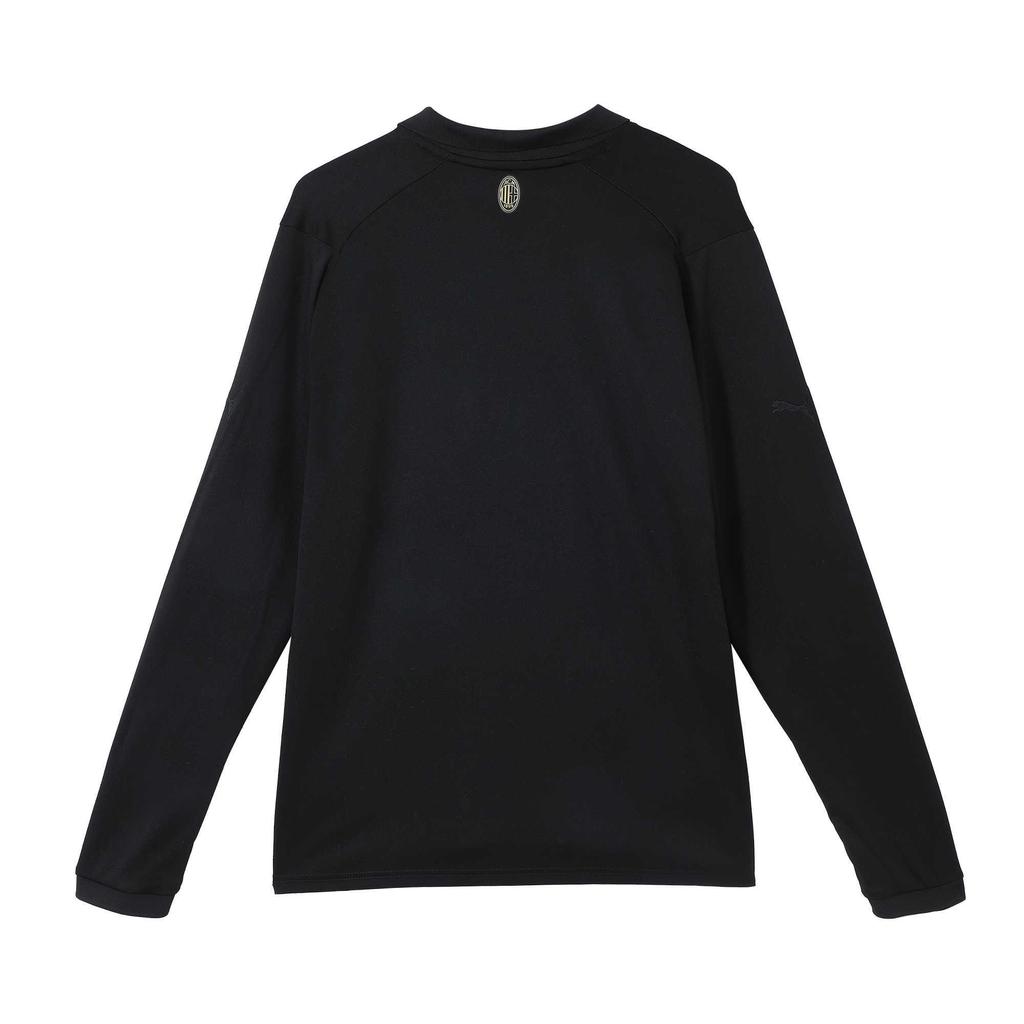 Puma AC Milan 25th Anniversary Player Edition Jersey Durable Comfortable Fashionable Long Sleeve T-Shirt Men Tops Black 77505206