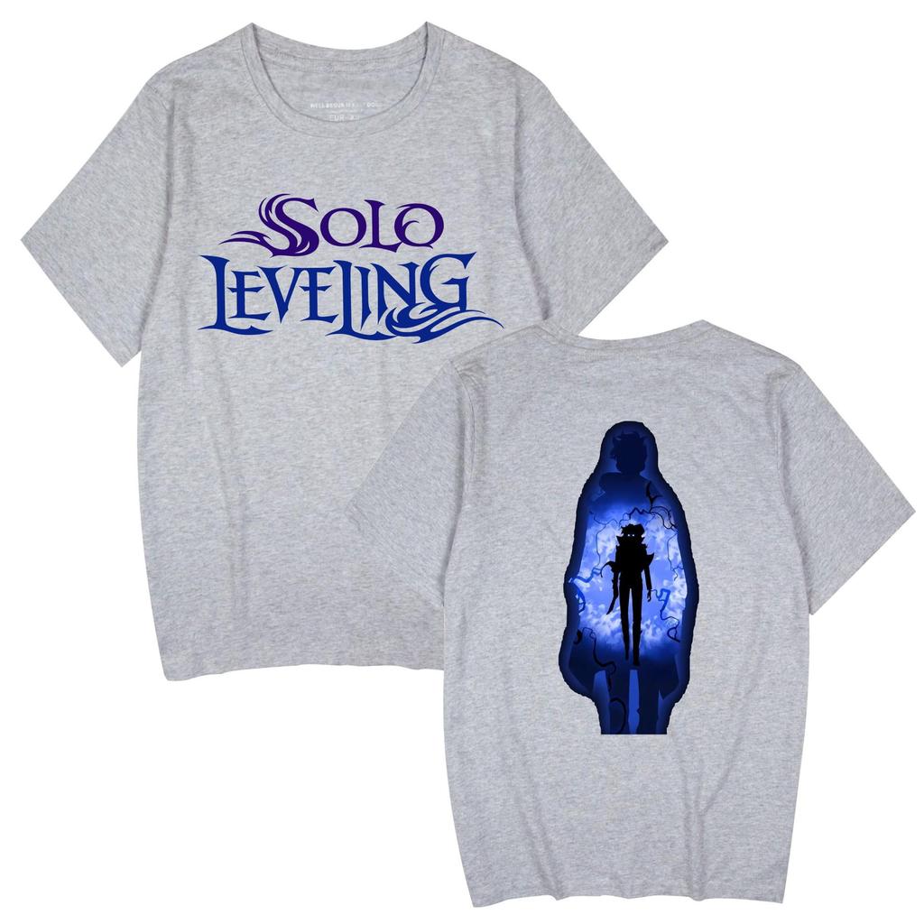 Popular Anime 'Solo Leveling' Unisex Casual Short Sleeve T-shirt for Couples