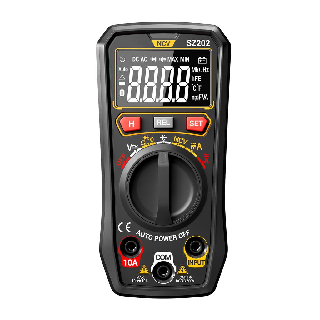 Digital Multimeter, Auto Ranging 4000 Counts, Portable Ohm Volt Amp Tester Measures NCV, Voltage, Current, Diode,