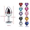 Heart-Shaped Metal Anal Plug - Prostate Massager & Dilation Toy for Adults