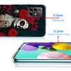 Catrina Beautiful Rose Girl Skull Phone Case For Samsung Galaxy A17 A16 A15 A14 A13 A57 A56 A55 A54 A53 A37 A36 A35 A34 A33 A26
