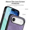 For iPhone Air Case Shockproof Slim Retro Leather Phone Back Cover