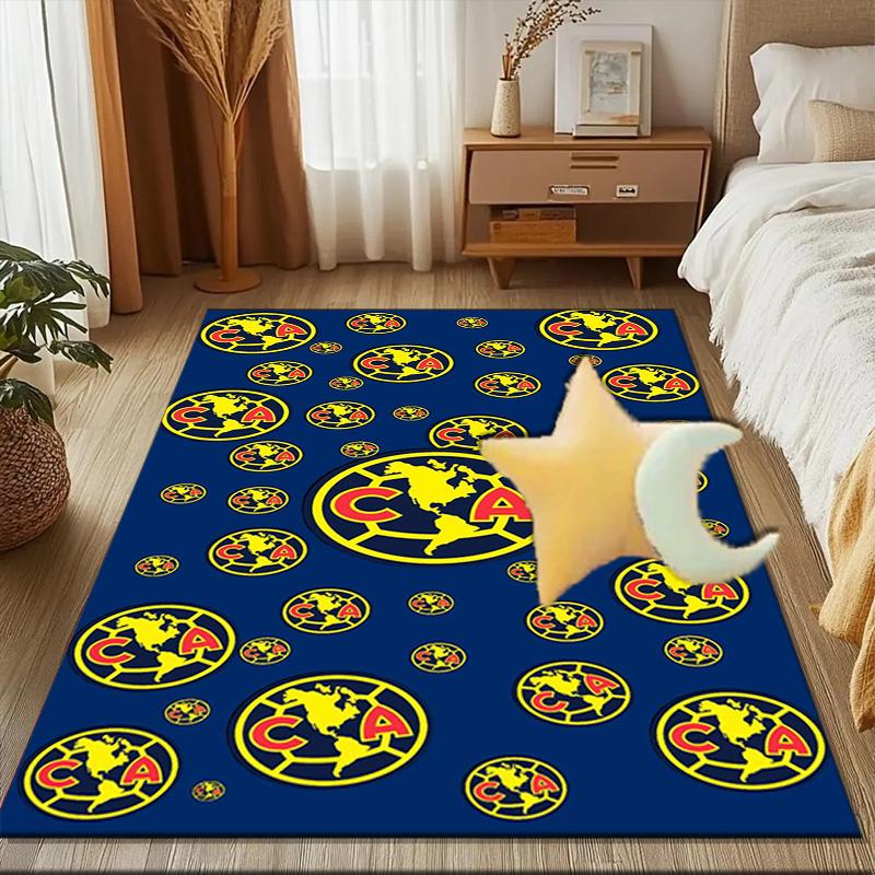 Club America Emblem Rug Game Carpet, Floor Mat for Bedroom Living Room Entryway Rug, Home Decor Idea Gift for Christmas birthday