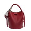 Autumn And Winter High-Grade Retro Fashion New Portable Bucket Bag With Texture Commuter Single Shoulder Crossbody Bag