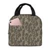 Everything Bottom Lands Camo Insulated Lunch Bag for Women Children Leakproof Food Boxes Thermal Lunch Box Tote