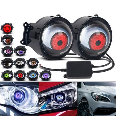 ערכות שיפוץ לרכב ואביזרים לאופנוע עם נורות LED דינמיות מסוג Devil Eyes בגודל 3 אינץ', 33 דגמים, 12-36V