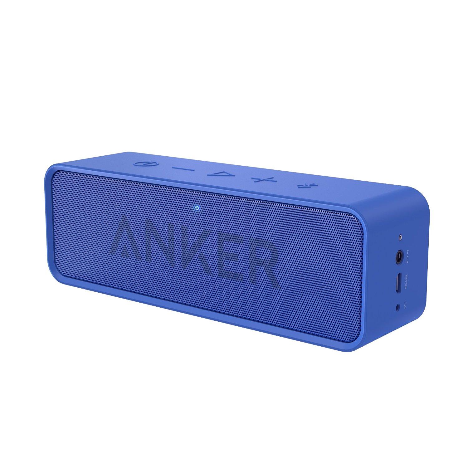 

Портативный динамик Anker Soundcore, 24 часа непрерывного воспроизведения, водонепроницаемый, Bluetooth5.0 [Двойной драйвер/Стандарт IPX5/Беспроводной динамик/Встроенный микрофон]