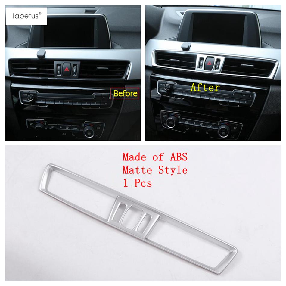 Matte Decoration Accessories For BMW X1 F48 2016 -  Armrest Window Lift Button / Roof Reading Lights Lamps / AC Cover Trim