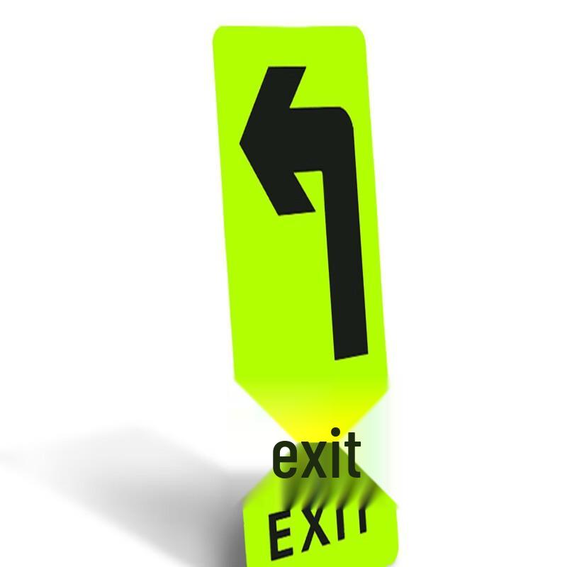 Emergency Exit Floor Sticker