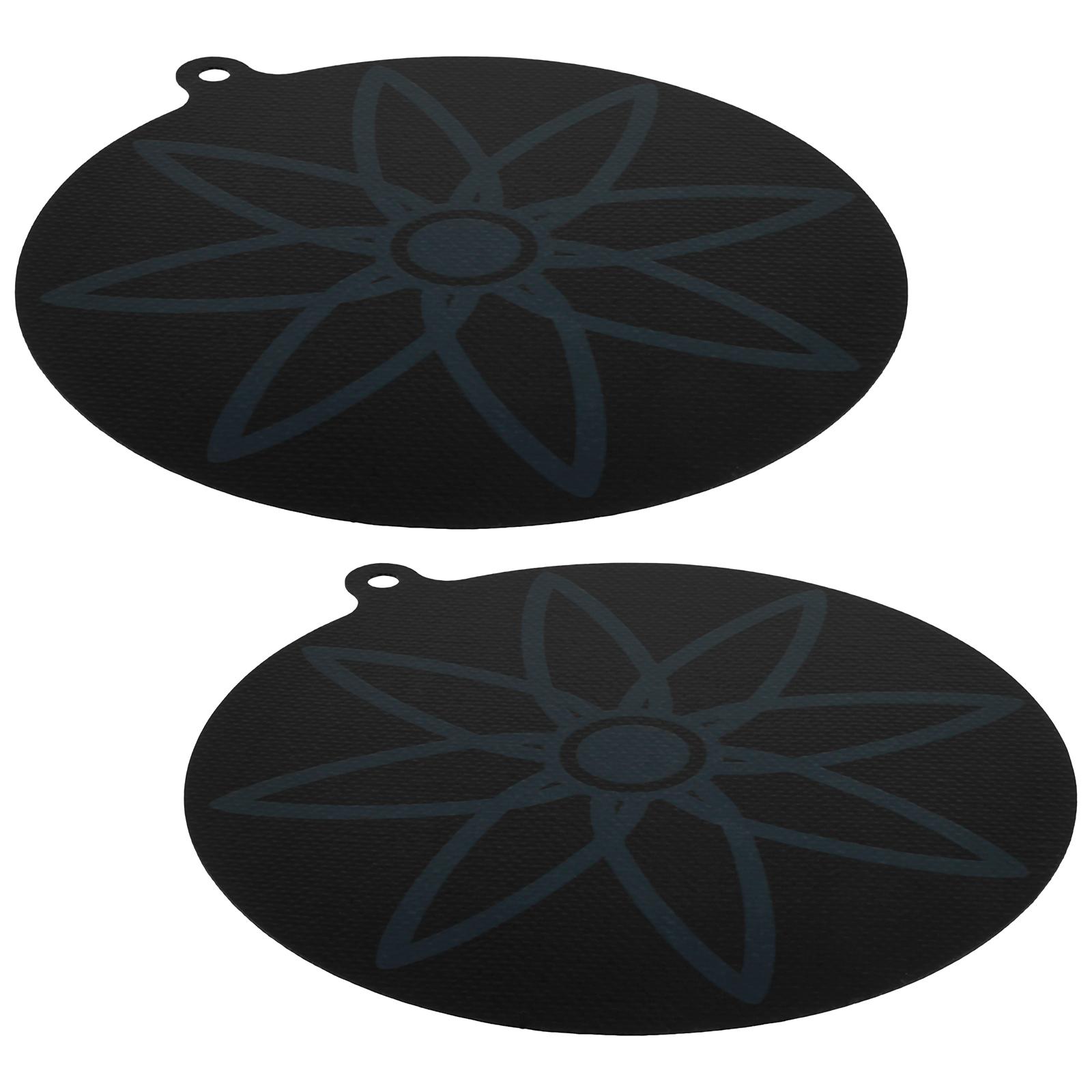 

Induction Cooktop Mat Non-slip Silicone Scratch Protector Silicone Thermochromic Induction Cooktop Protective Cover Pot Mat M