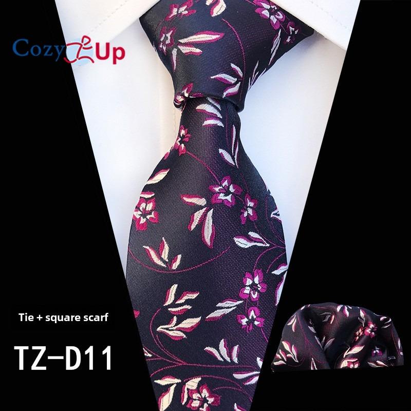 Cozy Up Fashion Paisley Multi-Colour Men's Tie Square Towel Set