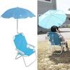 Children Beach Chair Folding Portable Camping Chairs Outdoor Lawn Sand Chair with Umbrella for Picnics Vacations Parties