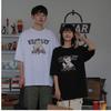 Couple short-sleeved T-shirt men's and women's summer new student Korean version loose half-sleeved top ins trendy class uniform