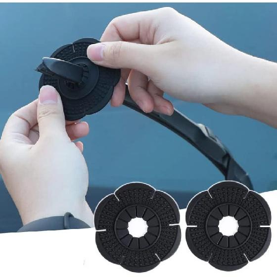 2 Pack Car Wiper Hole Protective Cover,Dust-proof Wipers Arms Protector Cover,Silicone Dust CoverSuitable For Various Types Of Car Wiper Arm Hole