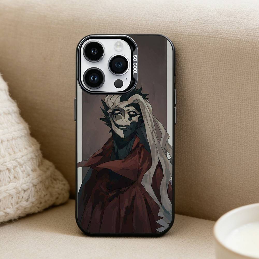 Anime E-ergo P-Proxy  Phone Case For iPhone 16,15,14,13,12,17,Pro,MAX Black Matte Shockproof Cover