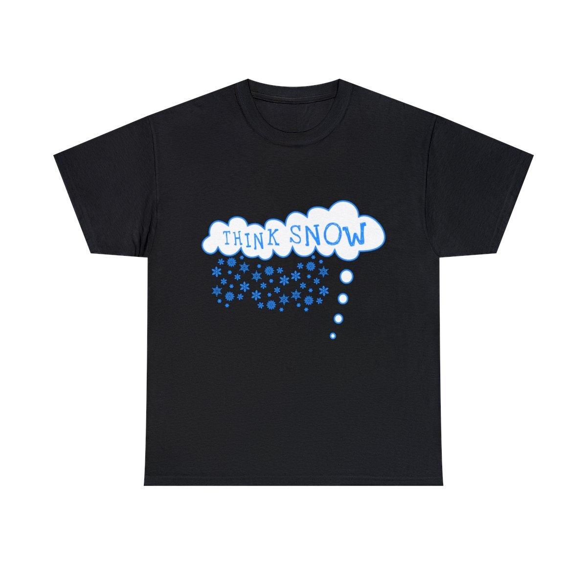 Think Snow Graphic Tee Shirt, S-5XL L