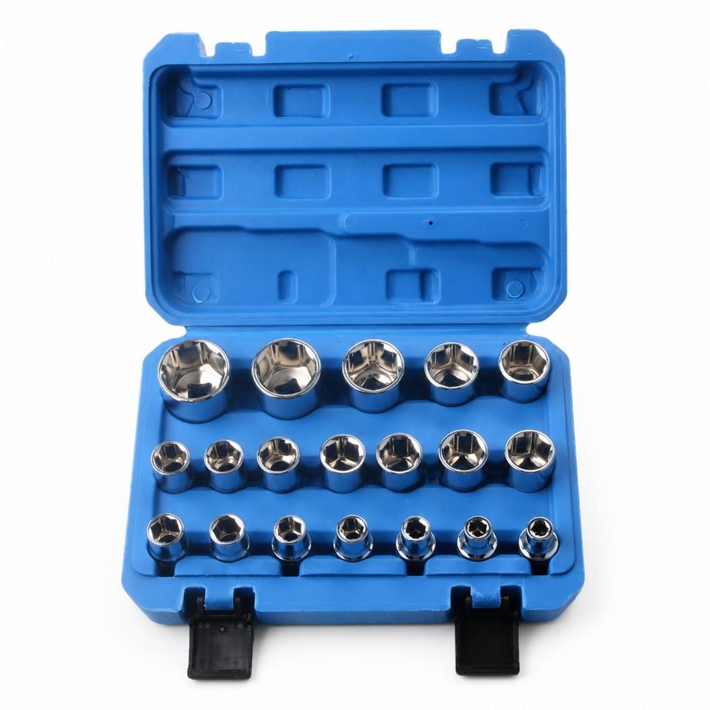 Hex Socket Set Sturdy Tool Hardened for Auto Repair