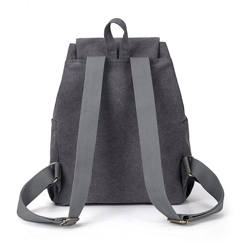 Canvas Bags, Trendy Ladies Canvas Backpacks, Women'S, Fashionable Boys, Schoolbags, Retro Backpacks.
