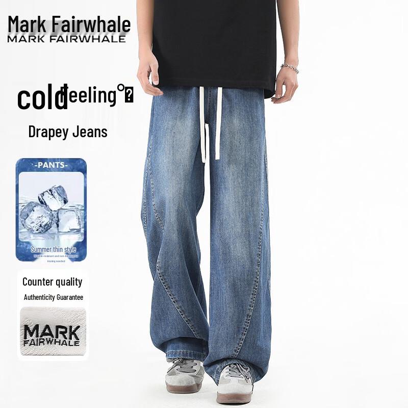 Mark Fairwhale Men s Summer Cool Straight-Leg Jeans L