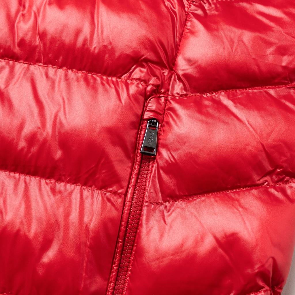Polo Ralph Lauren Solid Color Zip-Up Stand Collar Long Sleeve Jacket Men Jackets Red 710906593-003