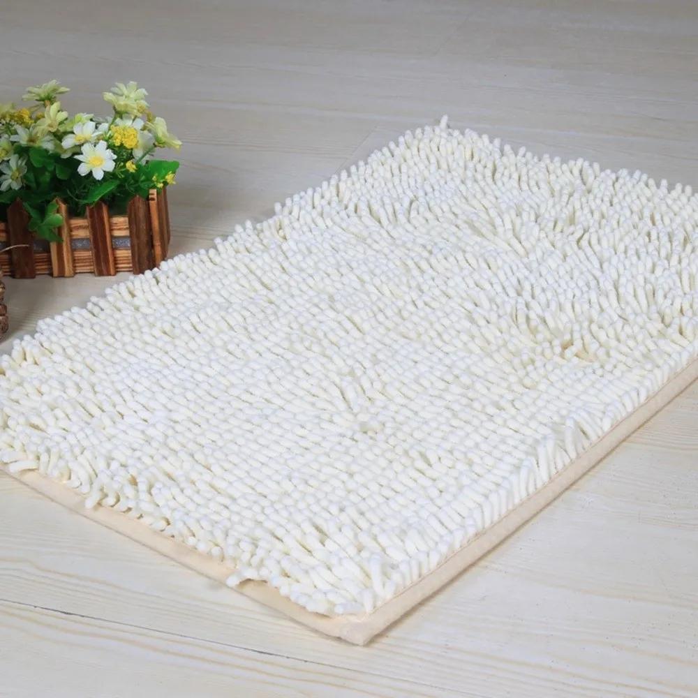 Neue 40*60cm Badematte Schimmelresistent Chenille Super Saugfähig Badematte Extra Weich Maschinenwaschbar Badezimmerteppich