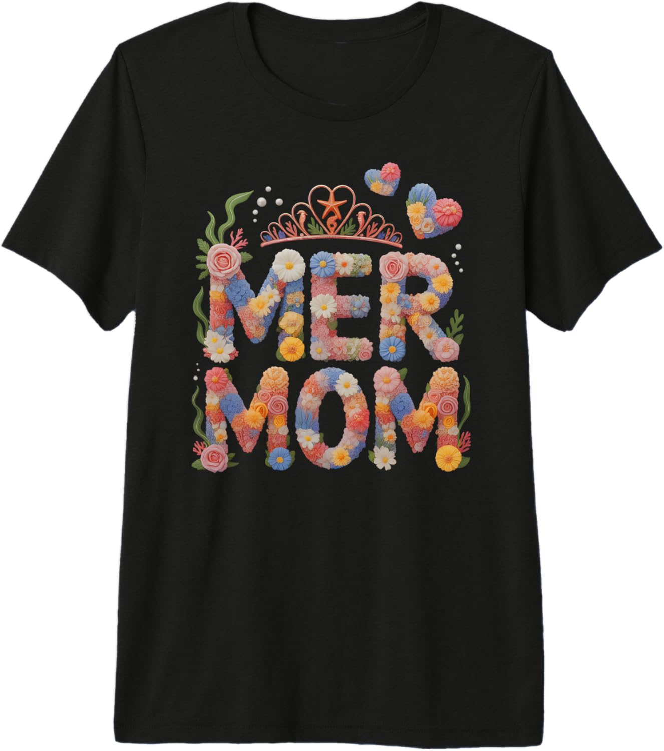 Mother MERMOM Mermaid Mom Cruise Lifeguards Mama Off Duty Premium Tri-Blend T-Shirt S