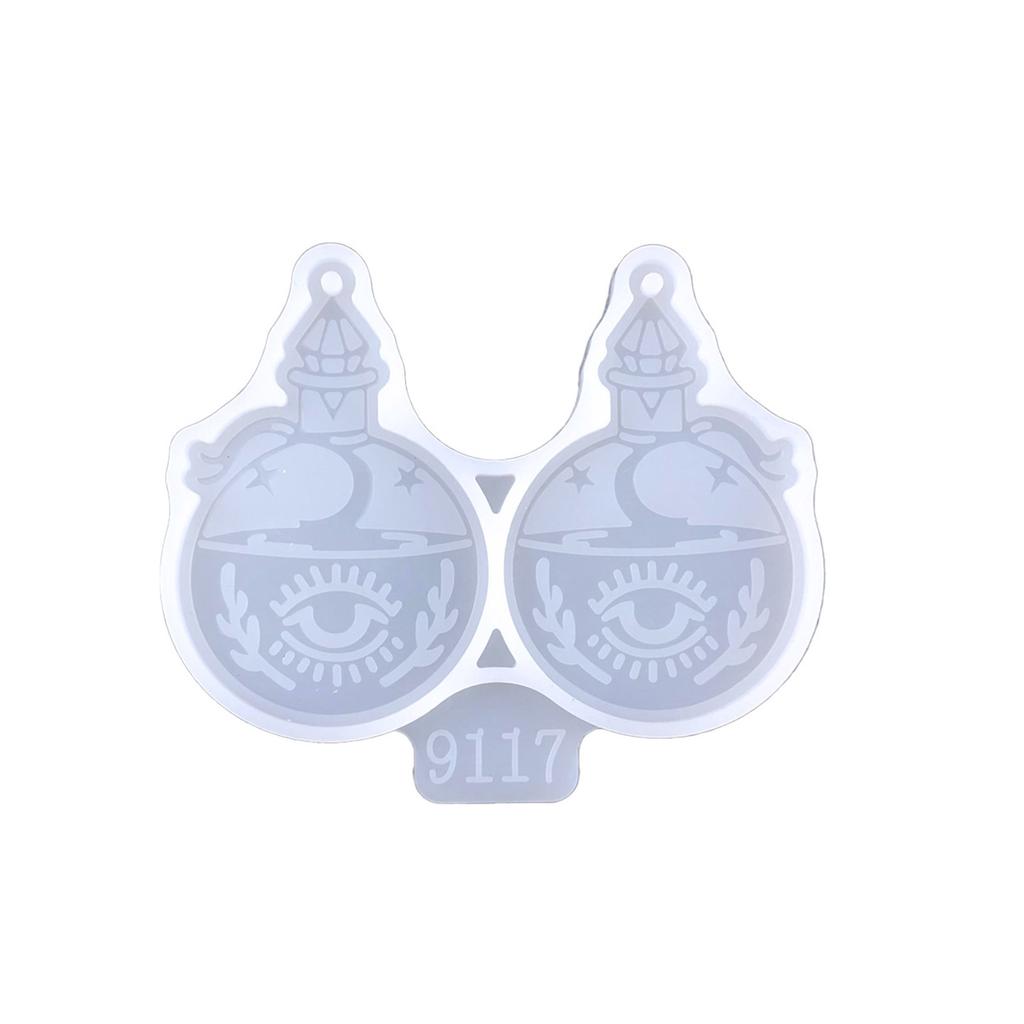 30 Styles Combined Earring Combination Ornament Molds Epoxy Jewelry Mold Resin Casting Pendant Mold Suitable for Diy