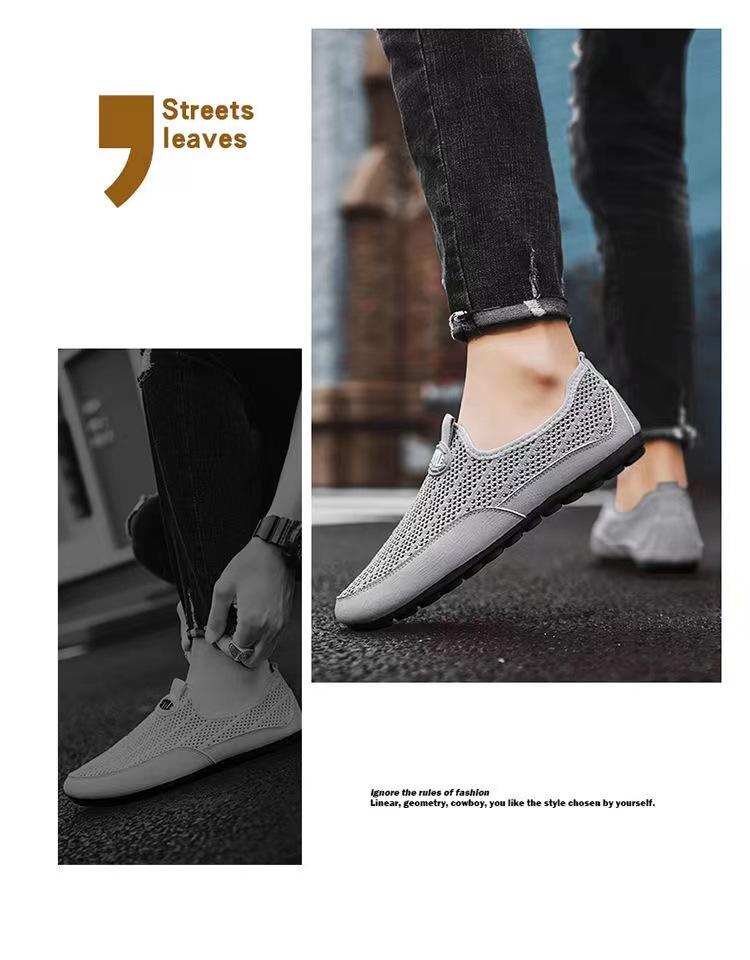 Lichte Heren Flyknit Mesh Sports & Kantoor Casual Schoenen
