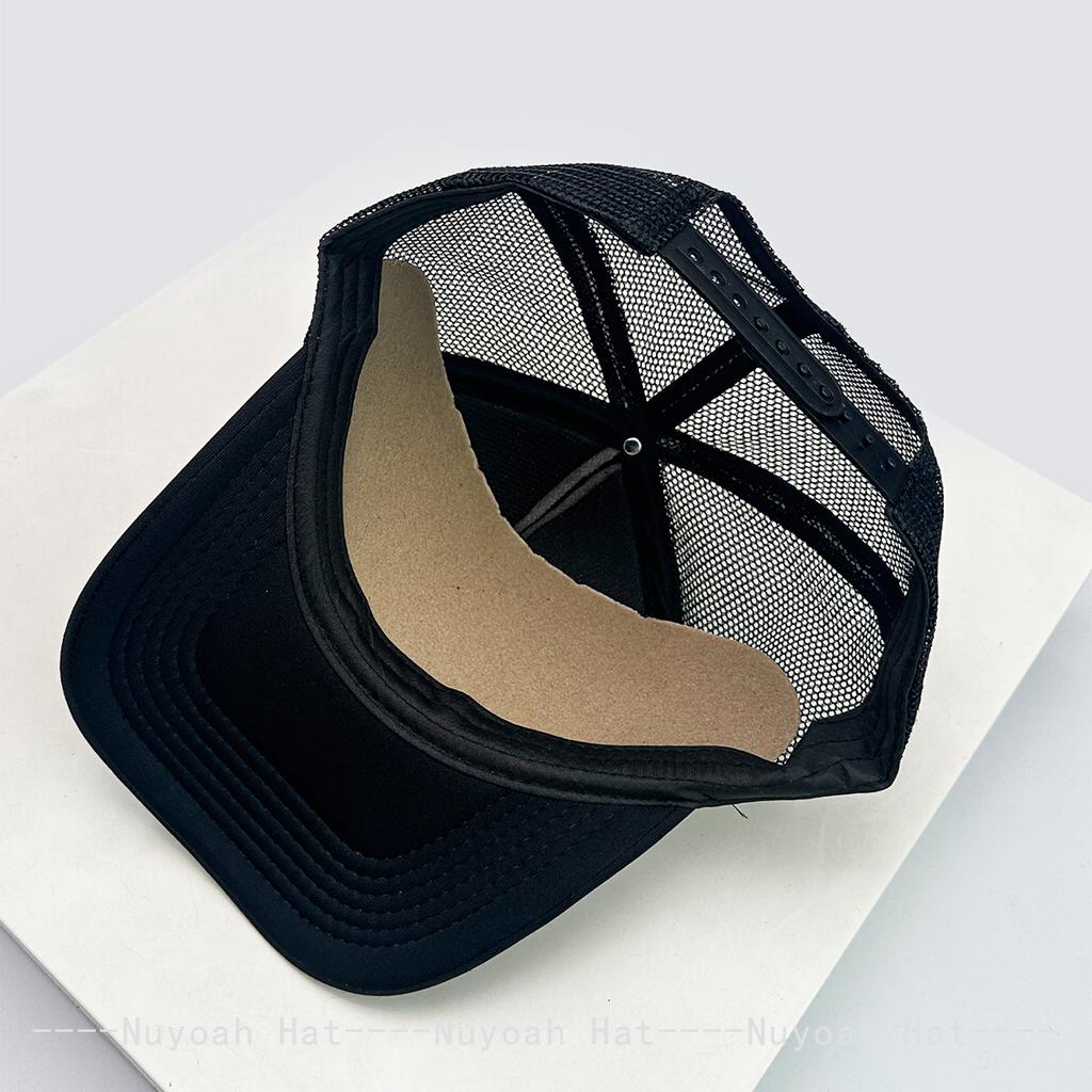And Women 3D With Printed Pattern Letter Print Smiling Face Baseball Caps Color Contrast Sun Protection Hip Hop Air Permeable Trucker Caps Mesh
