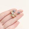 10Pcs/Lot 14/18K Gold Color Plated Brass Square Block Shape Spacer Beads For DIY Bracelet Jewelry Making Accessories