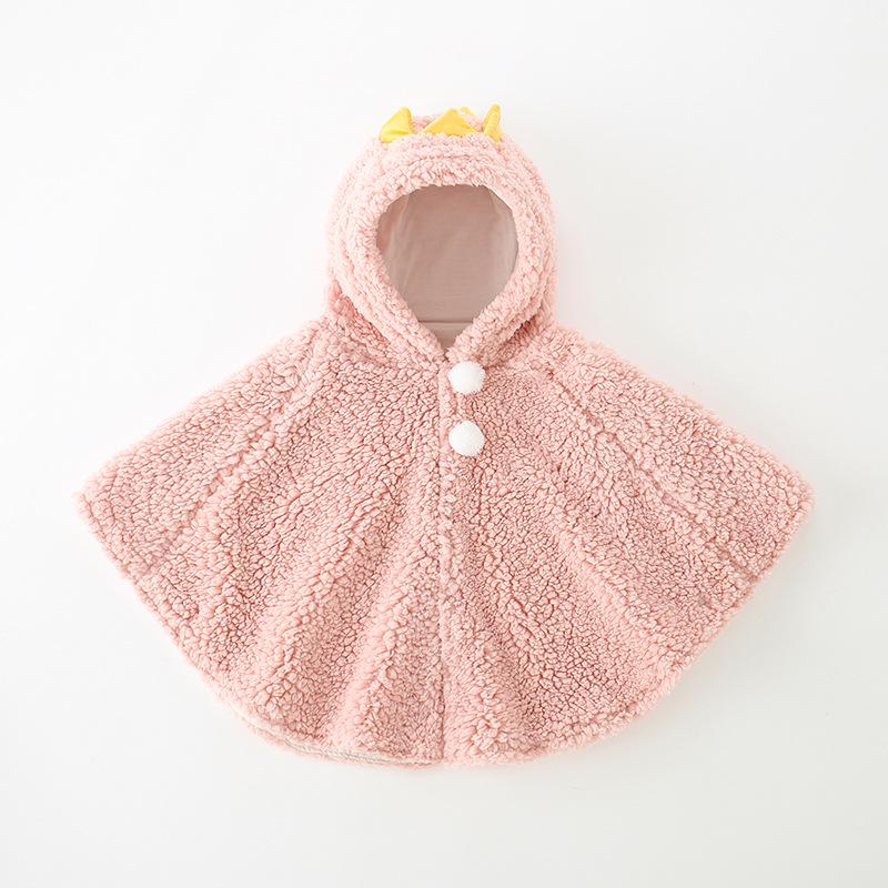 "Cartoon Baby Cape Cloak: Cute Spring, Autumn, Winter Shawl for Boys & Girls"