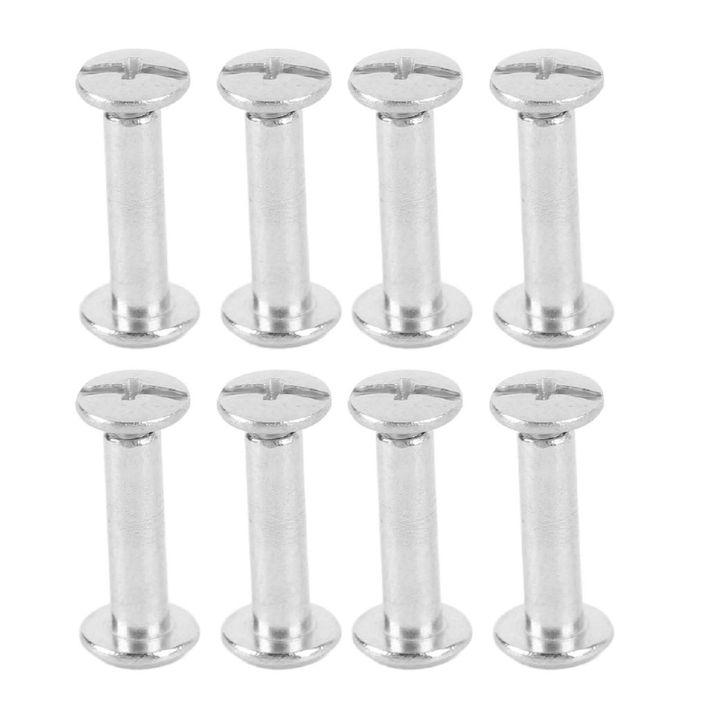 100 Pairs M2 Rivet Set Stainless Steel Flat Round Hex Socket Head Stud Set for Construction Woodworking 3 X 11 X 6mm