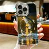 Carp Fish Fishing Rod Plating Phone Case For Iphone 16 17 Pro Max Air 16E 14 15 Plus 12 13 Mini Anti-Fall Airabag Cover