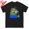 New Pepe The Frog Tops Tee Shirt Funny Pepe A Frog Wearing A Dragonfly Hat and Giving A Thumbs Up Printed T Shirt Tops Unisex