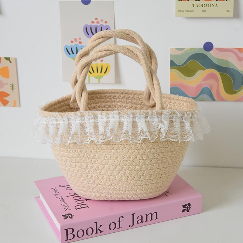 

New handbag bag woven versatile messenger bag fashion shoulder bag bucket women s bag travel beach bag