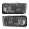Pair Front  Fog Light Lamps With Bulbs For Chevy Silverado 2007-2013 Smoked Lens