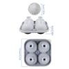 2 Pack Creative Geometric Ice Cubes Molds Silicone Ice Ball Tray For Cocktails Whiskey Nonstick Kitchenwares
