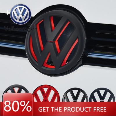 För VOLKSWAGEN VW Bil Främre Grillmärken Bakre Bagagelucka Emblemlock Skydd Logotyp Klistermärke För VW Volkswagen Golf 6 golf6 MK6 GTI